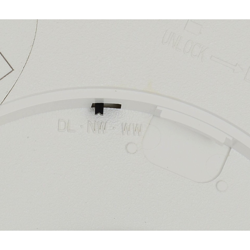 Fulgur 42361 - LED Plafondlamp NOMY LED/24W/230V 3000/4000/6000K IP40 diameter 30 cm wit