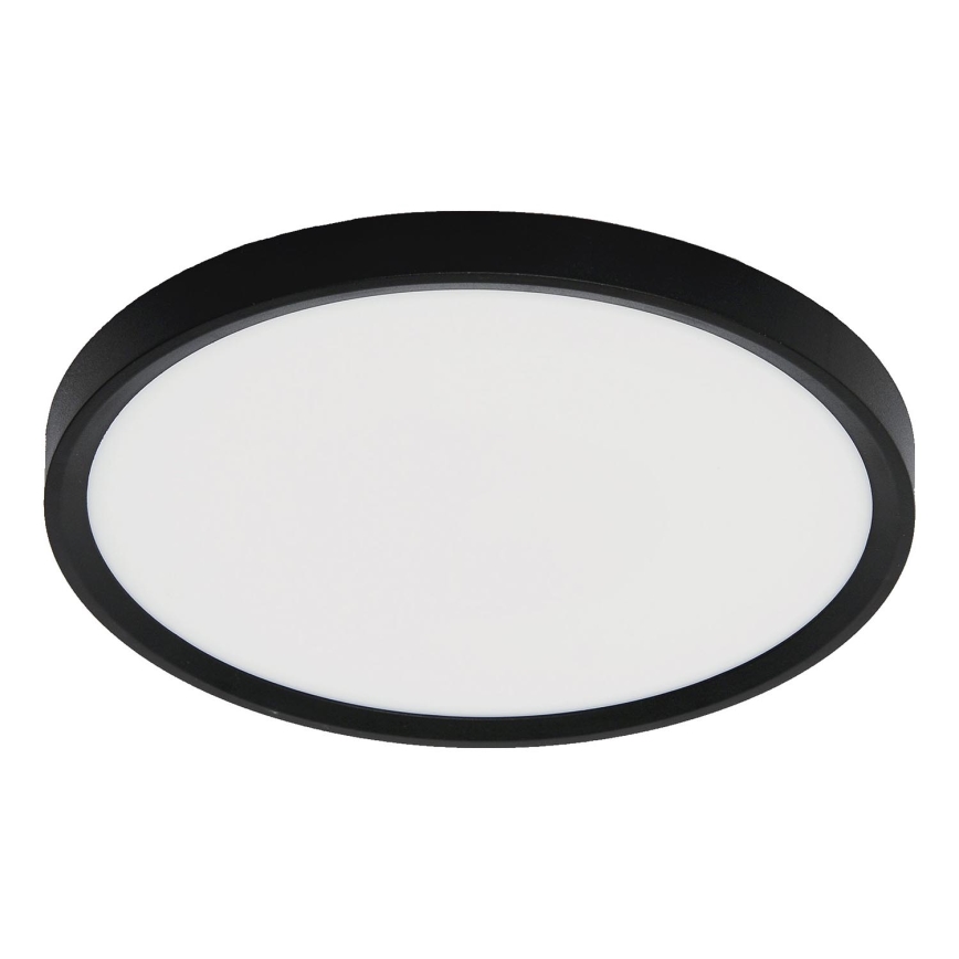 Fulgur 42362 - LED Plafondlamp NOMY LED/24W/230V 3000/4000/6000K IP40 diameter 30 cm zwart