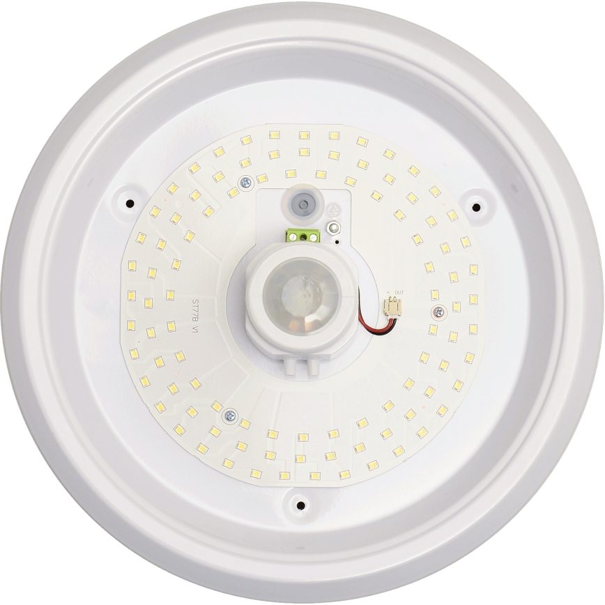 Fulgur s-39669 - Plafonnier LED avec détecteur de mouvement et capteur crépusculaire DARINA LED/16W/230V Ø 29 cm