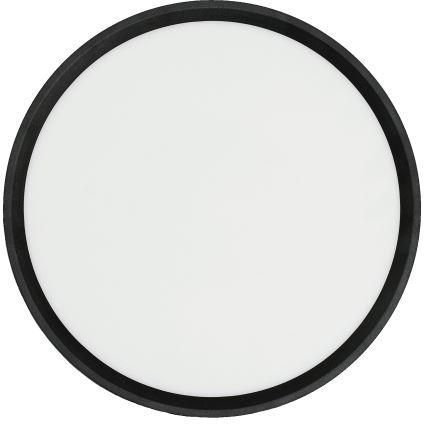 Fulgur s-42587 - LED Plafondlamp met bewegingssensor NOMY-S LED/24W/230V 3000/4000/6000K IP40 diameter 30 cm zwart