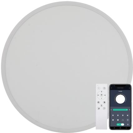 Fulgur s-43039 - Plafonnier LED dimmable NOMY-RC LED/40W/230V 3000/4000/6500K Ø 50 cm IP40 blanc + télécommande