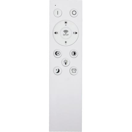 Fulgur s-43041 - Plafonnier LED dimmable NOMY-RC LED/50W/230V 3000/4000/6500K Ø 60 cm IP40 blanc + télécommande