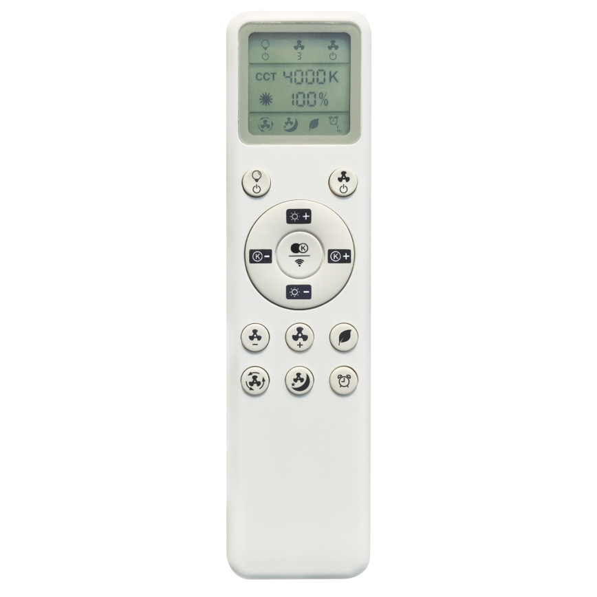 Fulgur s-43047 - LED-dimbare plafondventilator THORA LED/50W/230V 2700-5000K zwart + afstandsbediening