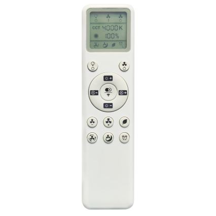 Fulgur s-43048 - LED dimbare plafondventilator THORA LED/50W/230V 2700-5000K wit + afstandsbediening
