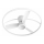 Fulgur s-43048 - LED dimbare plafondventilator THORA LED/50W/230V 2700-5000K wit + afstandsbediening
