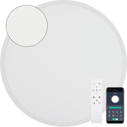 Fulgur s-43056 - Plafonnier LED dimmable NOMY LED/40W/230V 3000-6500K Ø 50 cm UGR19 IP40 Wi‑Fi blanc + télécommande