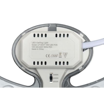 Fulgur s-43089 - Magnetische LED-module, 18 W, 230 V, 3000/4000/6500 K, Ø 23,1 cm