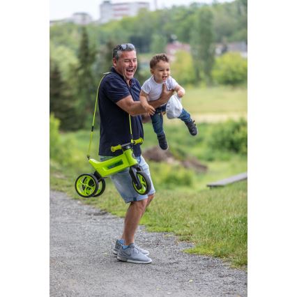 Funny Wheels - 2-in-1 loopfiets RIDER SUPER SPORT groen/zwart