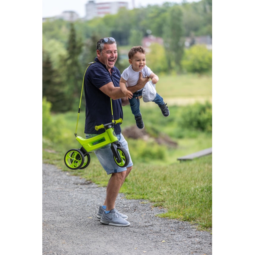 Funny Wheels - 2-in-1 loopfiets RIDER SUPER SPORT groen/zwart