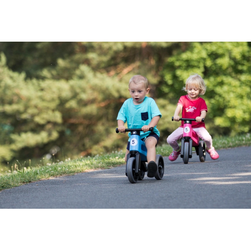 Funny Wheels - Draisienne 2 en 1 RIDER SPORT bleu/noir