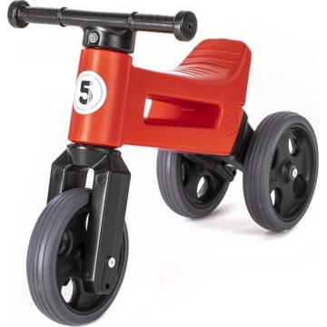 Funny Wheels - Draisienne 2 en 1 RIDER SPORT rouge/noir