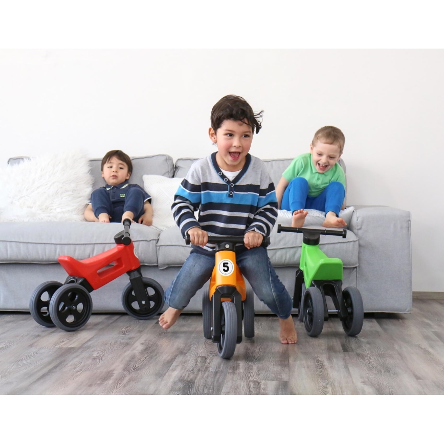 Funny Wheels - Draisienne 2 en 1 RIDER SPORT rouge/noir