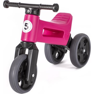 Funny Wheels - Loopfiets 2-in-1 RIDER SPORT roze/zwart