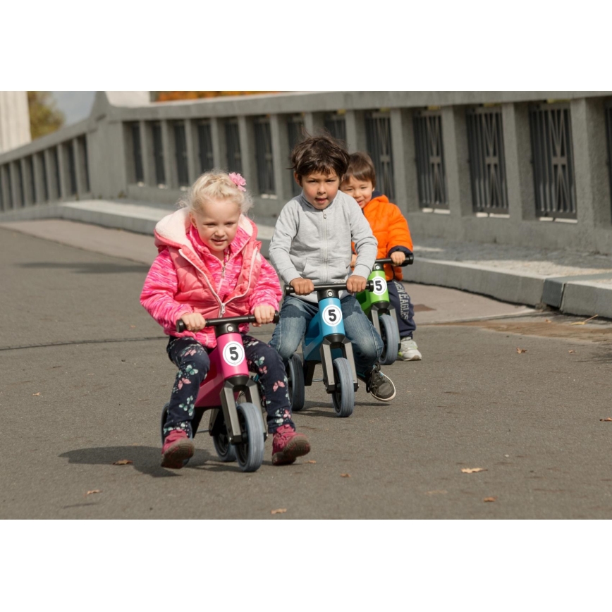 Funny Wheels - RIDER SPORT 2-in-1 loopfiets blauw/zwart