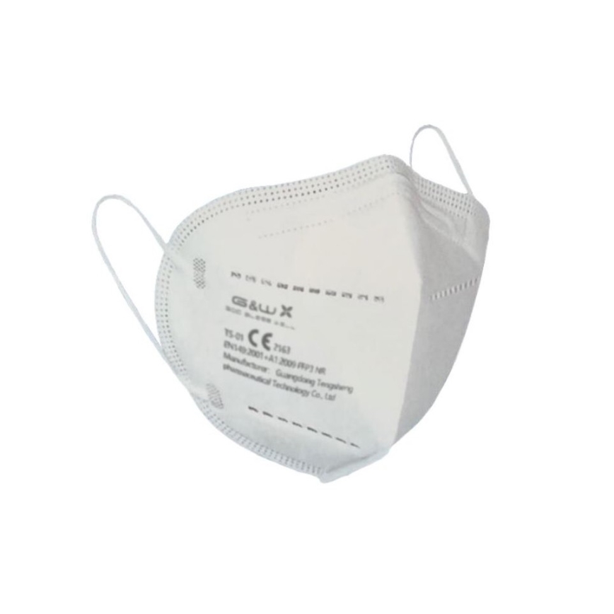 G & W ™ GDGP3 masker FFP3 NR CE 2163 - 100 stuks