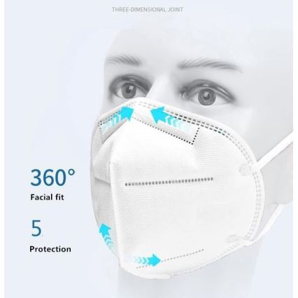 G & W ™ GDGP3 masker FFP3 NR CE 2163 - 100 stuks