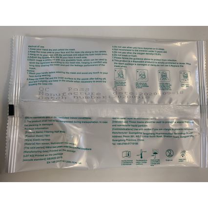 G & W ™ GDGP3 masker FFP3 NR CE 2163 - 100 stuks
