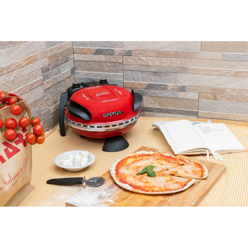 G3Ferrari G1000602 - Pizzaoven DELIZIA 1200W/230V rood