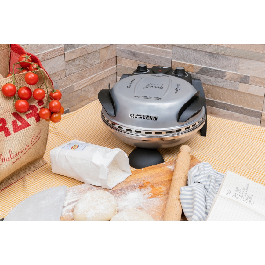 G3Ferrari G1000606 - Four à pizza DELIZIA 1200W/230V argenté