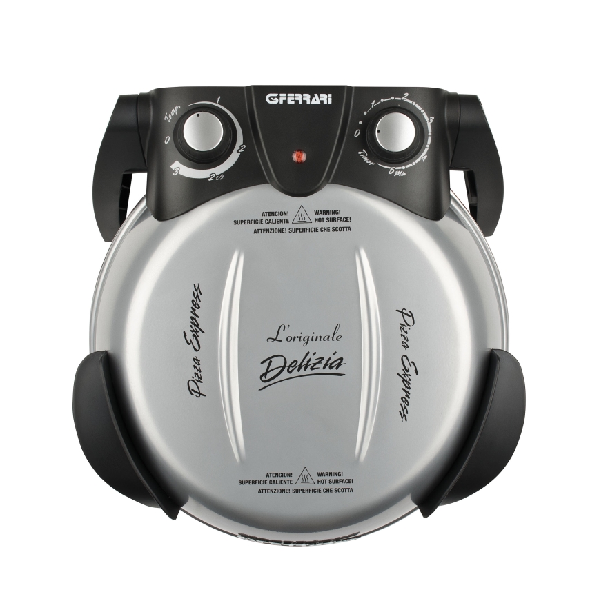 G3Ferrari G1000606 - Pizzaoven DELIZIA 1200W/230V zilverkleurig