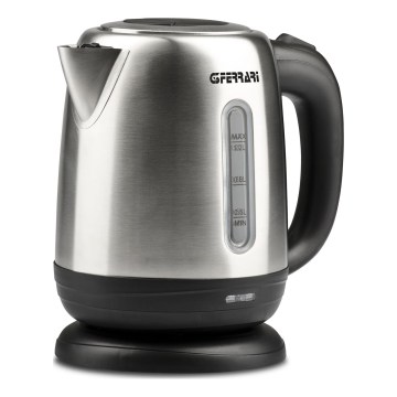 G3Ferrari G1009500 - Bouilloire électrique rapide 1,2 L, 1630 W / 230 V, inox/noir