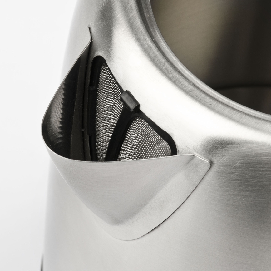 G3Ferrari G1009500 - Bouilloire électrique rapide 1,2 L, 1630 W / 230 V, inox/noir