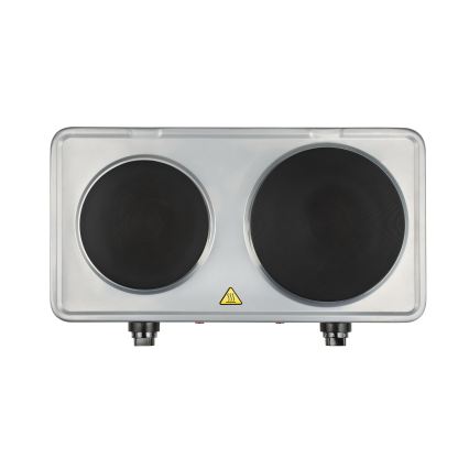 G3Ferrari G10122 - Réchaud à deux plaques 2500W/230V inox
