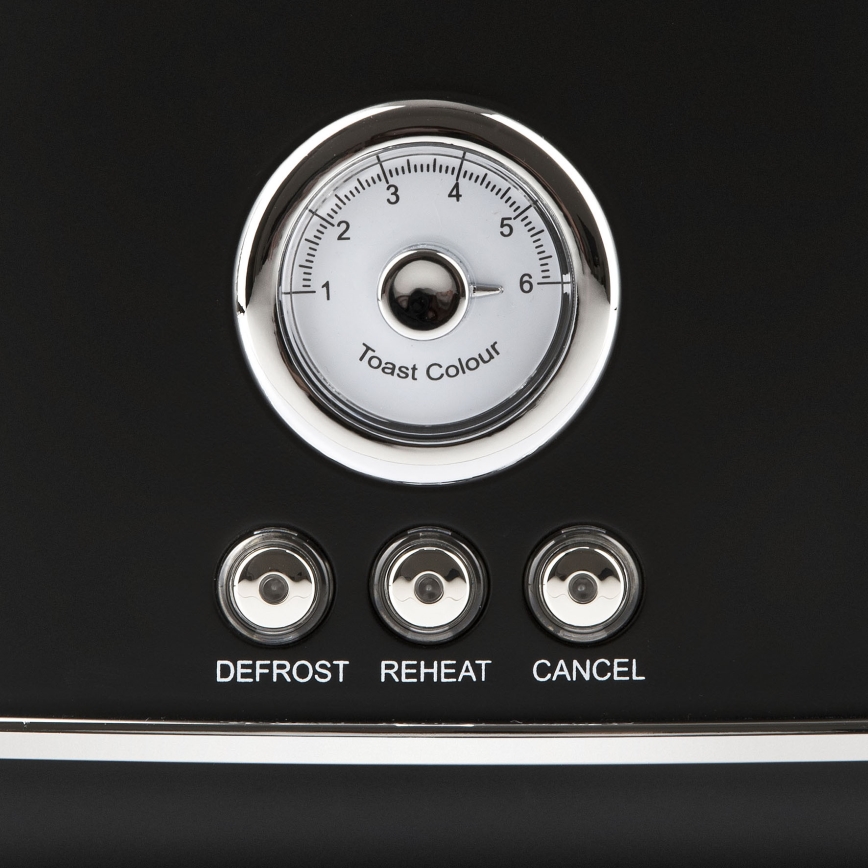 G3Ferrari G1013400 - ARTISTA broodrooster met twee sleuven 750W/230V zwart