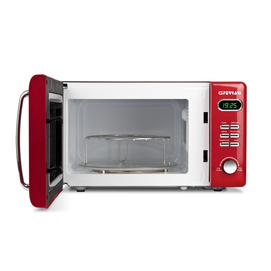 G3Ferrari G1015502 - Magnetron met grillfunctie 1150W/230V 20 l rood