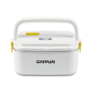 G3Ferrari G1016601 - Elektrische maaltijdverwarmer VITTO 48W/230V 0,8 l wit/geel