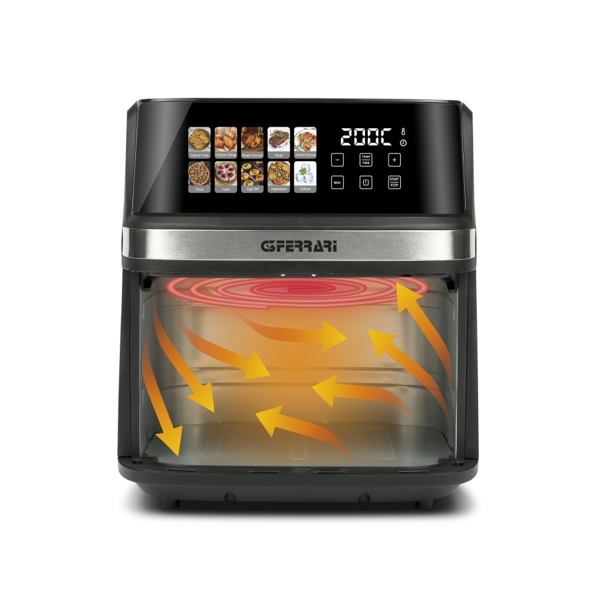 G3Ferrari G1021200 - Friteuse à air chaud FRIGGISANO 1700W/230V 8 l noire