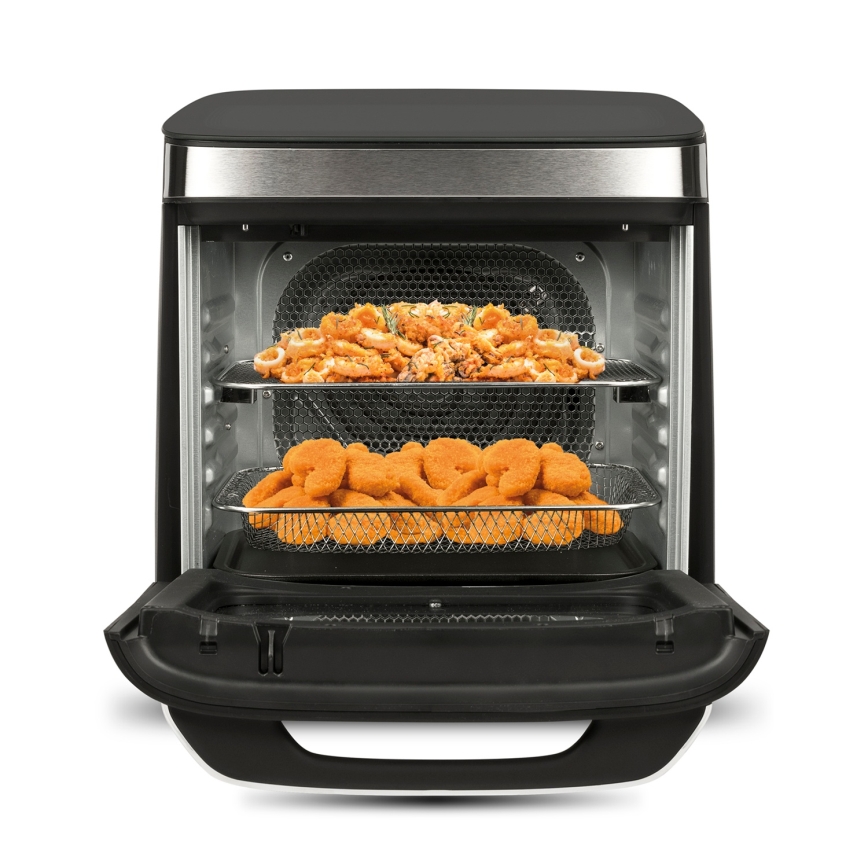 G3Ferrari G1021900 - Airfryer FRIGGISANO 1800W/230V 13 l roestvrij staal/zwart