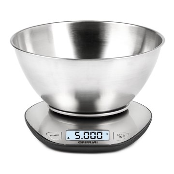 G3Ferrari G2006200 - Digitale keukenweegschaal met kom 2xAAA RVS