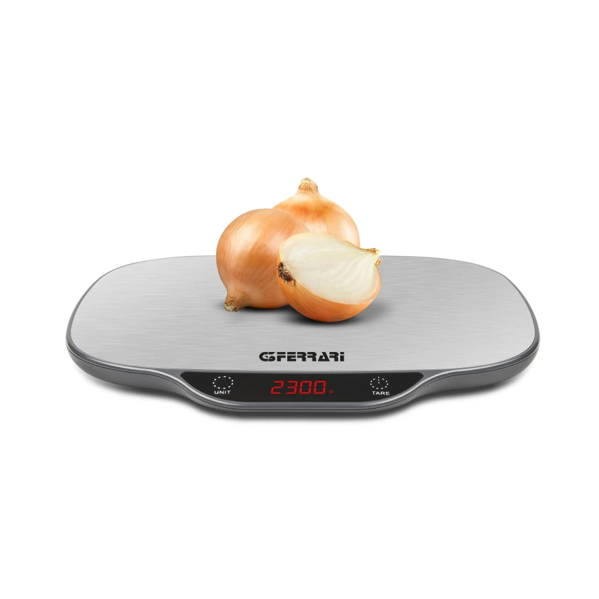 G3Ferrari G2009600 - Balance de cuisine PATTY (2x AAA) en acier inoxydable