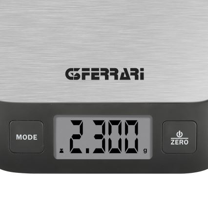 G3Ferrari G2016800 - Digitale keukenweegschaal 2x AAA zwart/roestvrijstaal