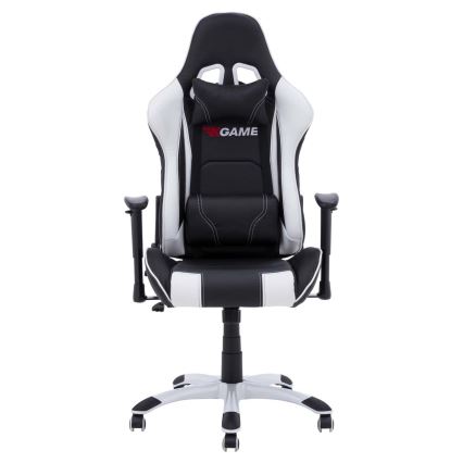 Gaming stoel zwart/wit