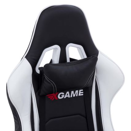 Gaming stoel zwart/wit