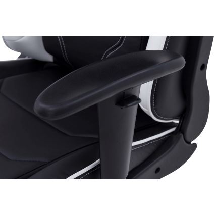Gaming stoel zwart/wit