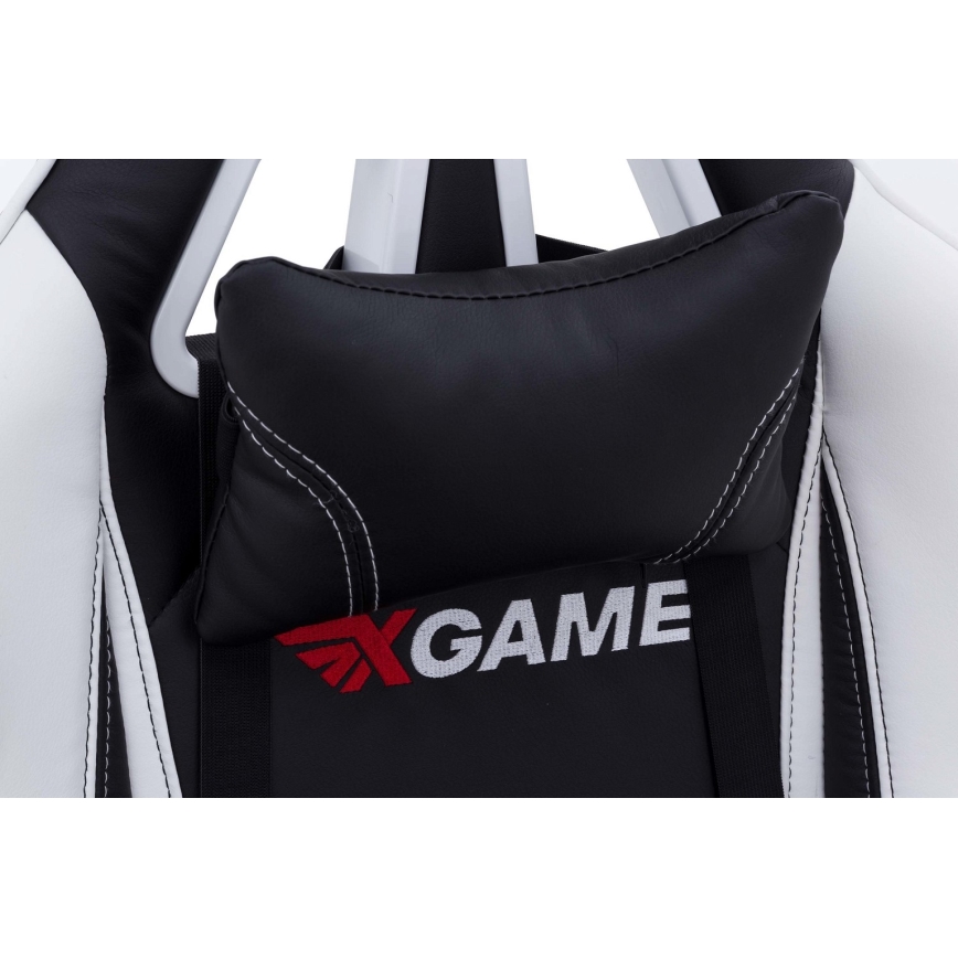 Gaming stoel zwart/wit