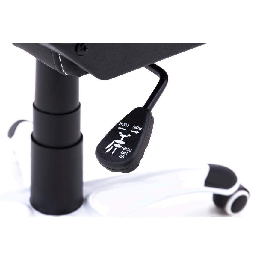 Gaming stoel zwart/wit