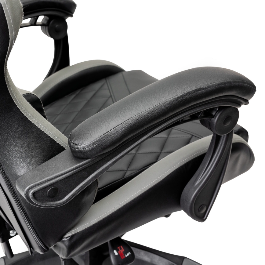Gamingstoel FIORANO zwart/grijs