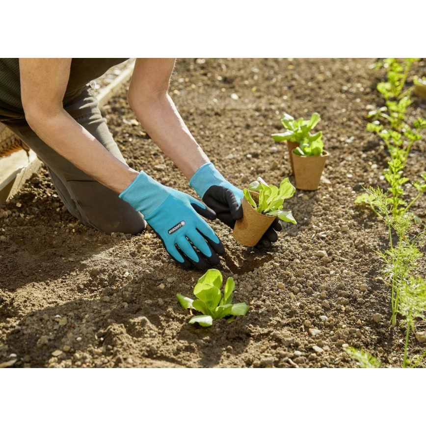Gardena - Gants de travail bleu/noir