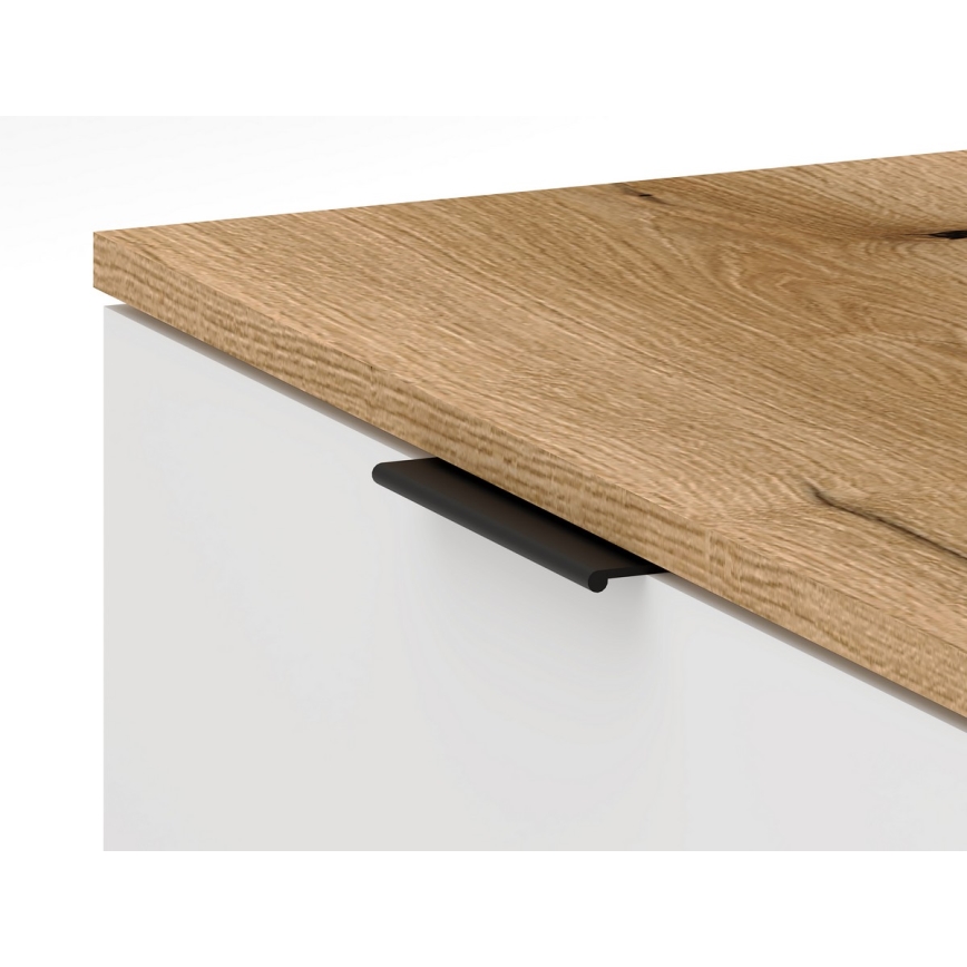 Garderobewand KLEO bruin/wit