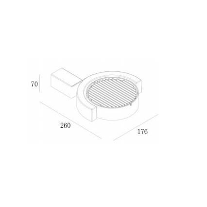 Gardino LX1241A - LED Applique murale d'extérieur MARGHERITA LED/15W/230V IP54