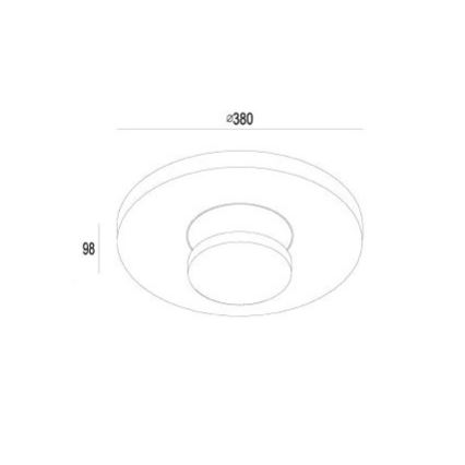 Gardino LX1421 - LED Plafondlamp voor buiten TULIPANI LED/18W/230V IP54