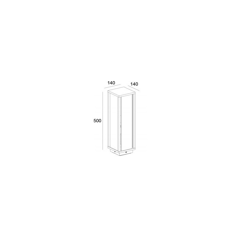 Gardino LX1463-500 - Buitenlamp MELISSA 1xE27/15W/230V IP54