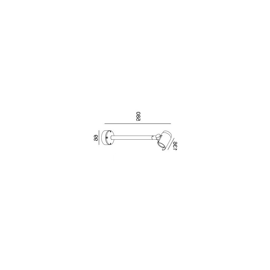 Gardino LX1674 - LED Applique murale d'extérieur ROSE LED/15W/230V IP65