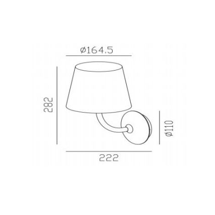 Gardino LX1791 - Applique murale d'extérieur VIOLA LED/7W/230V IP65