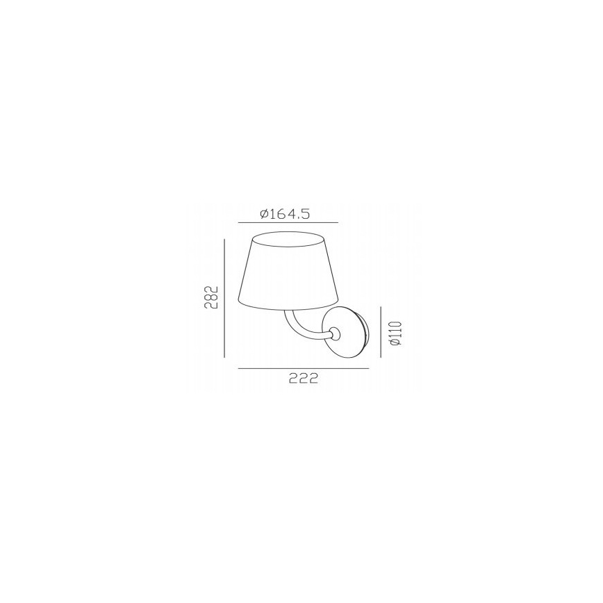 Gardino LX1791 - Applique murale d'extérieur VIOLA LED/7W/230V IP65