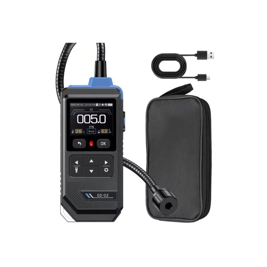 Gasdetector voor brandbare gassen, 1500 mAh, 5V